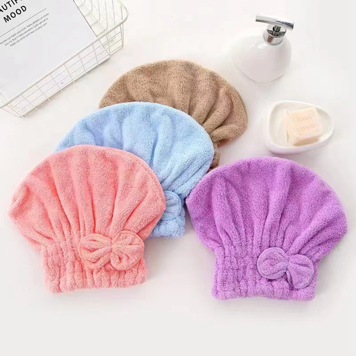 1Pc Microfiber Hair Drying Tow - Hair Spa Wellness avaliação e preço