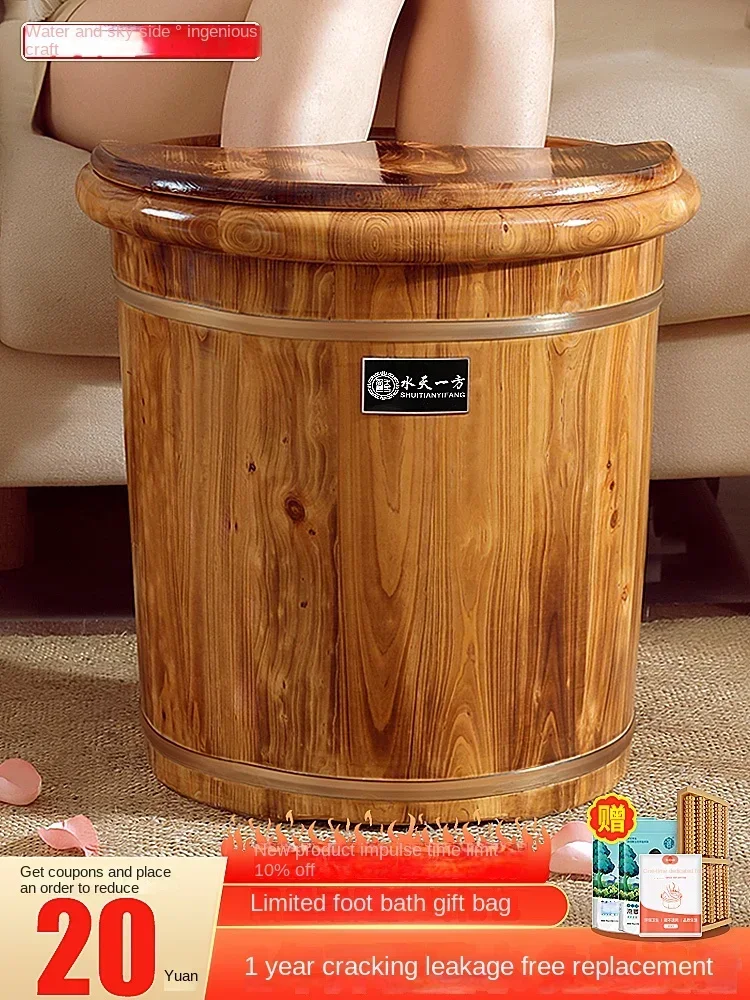Wood Foot Spa Barrel - Fumigat - Wellness Spa And Massage avaliação e preço