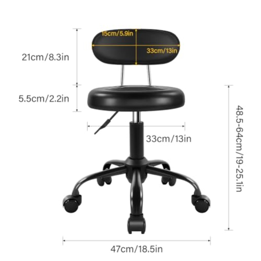 Rolling Stool with Wheels Swiv - Spa & Wellness Hotel Diament Ustroń Zdjęcia avaliação e preço