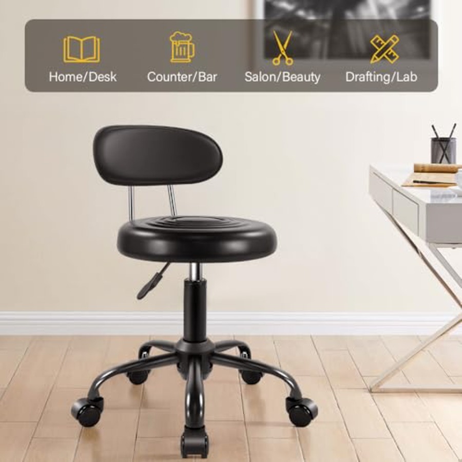 Rolling Stool with Wheels Swiv - Spa & Wellness Hotel Diament Ustroń Zdjęcia avaliação e preço