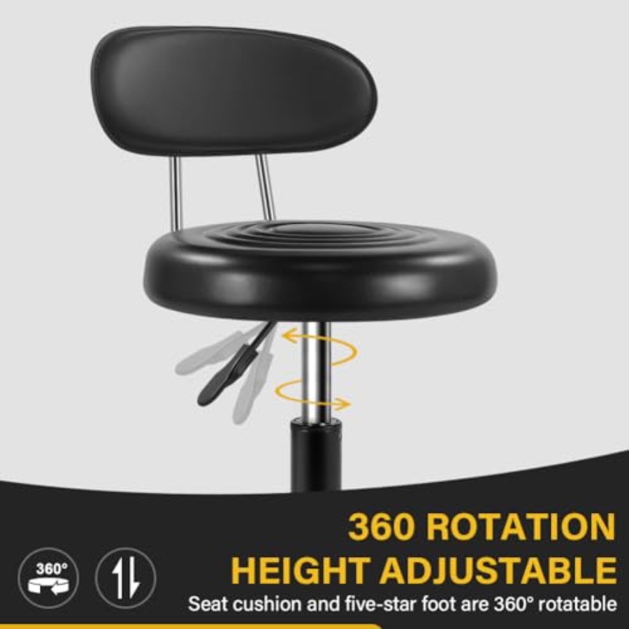 Rolling Stool with Wheels Swiv - Spa & Wellness Hotel Diament Ustroń Zdjęcia avaliação e preço