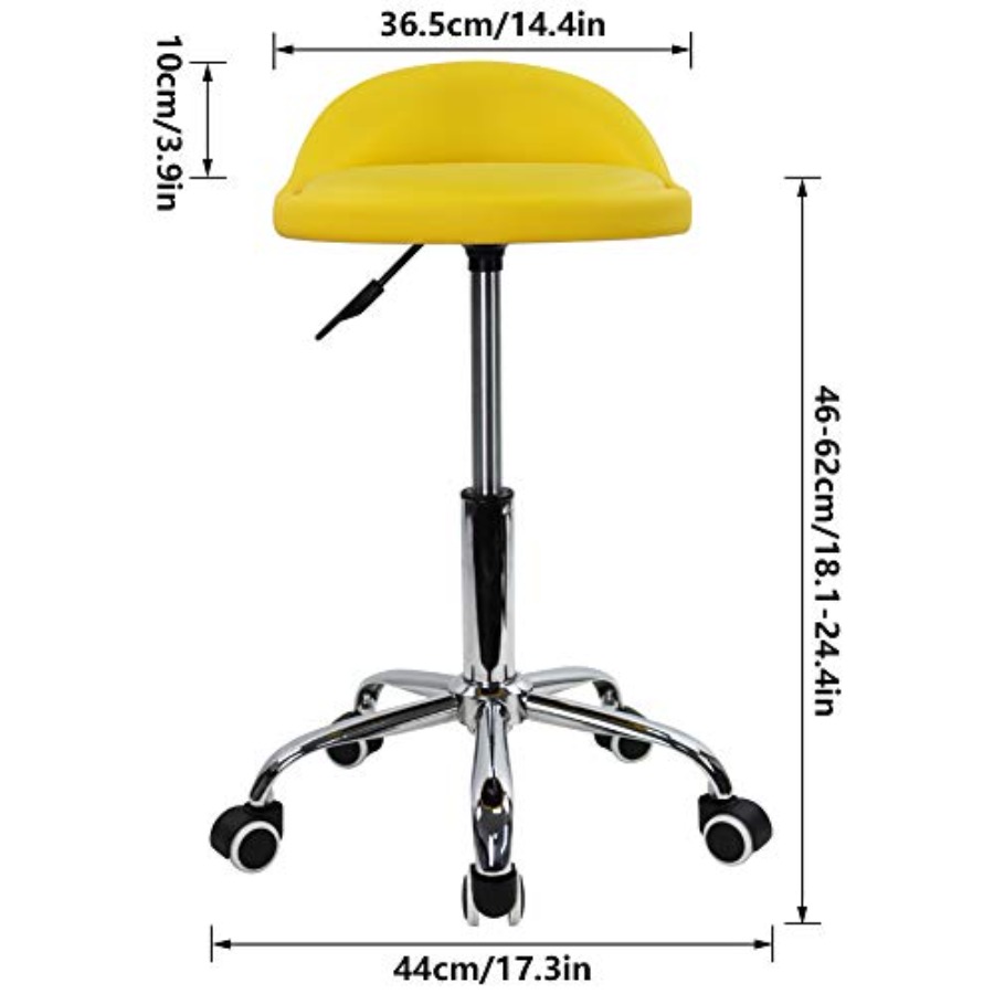 PU Leather Round Rolling Stool - Spa & Wellness Hotel Diament Ustroń Zdjęcia avaliação e preço