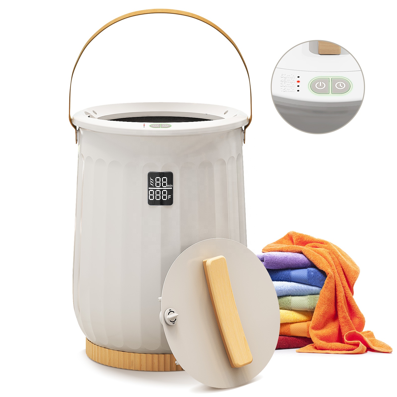 20L Towel Warmer Bucket with T - Spa & Wellness Hotel Diament Ustroń Zdjęcia avaliação e preço