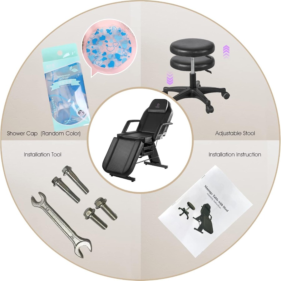 Adjustable MultiPurpose 73Inch - Wellness Spa And Massage avaliação e preço