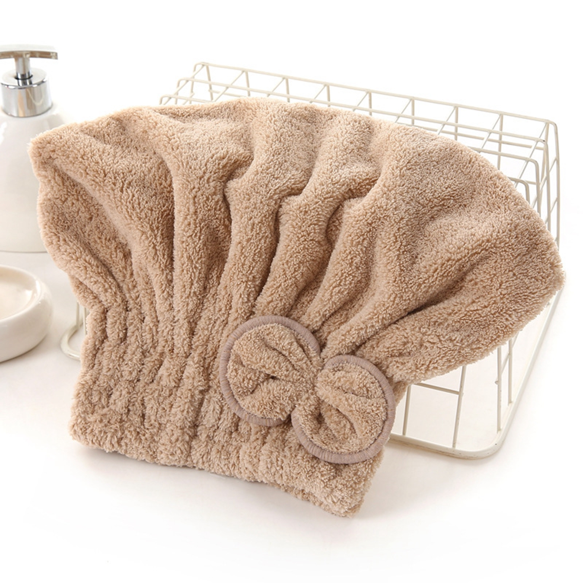 1Pc Microfiber Hair Drying Tow - Hair Spa Wellness avaliação e preço