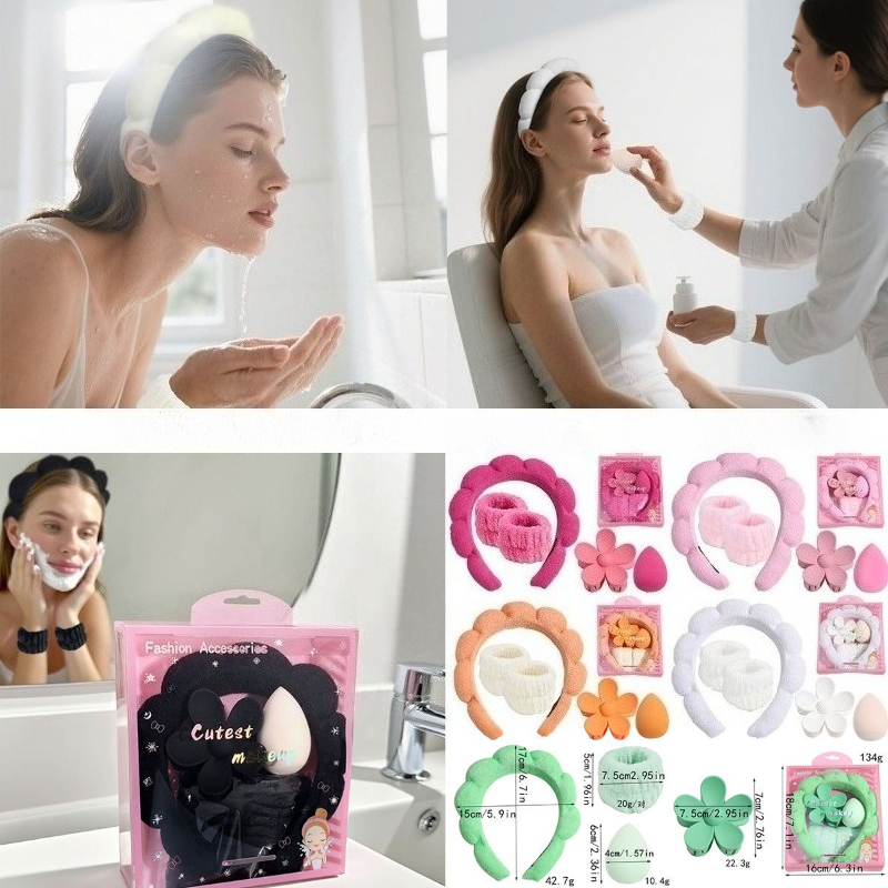 5pcs/set Headband Wristbands f - Hair Spa Wellness avaliação e preço
