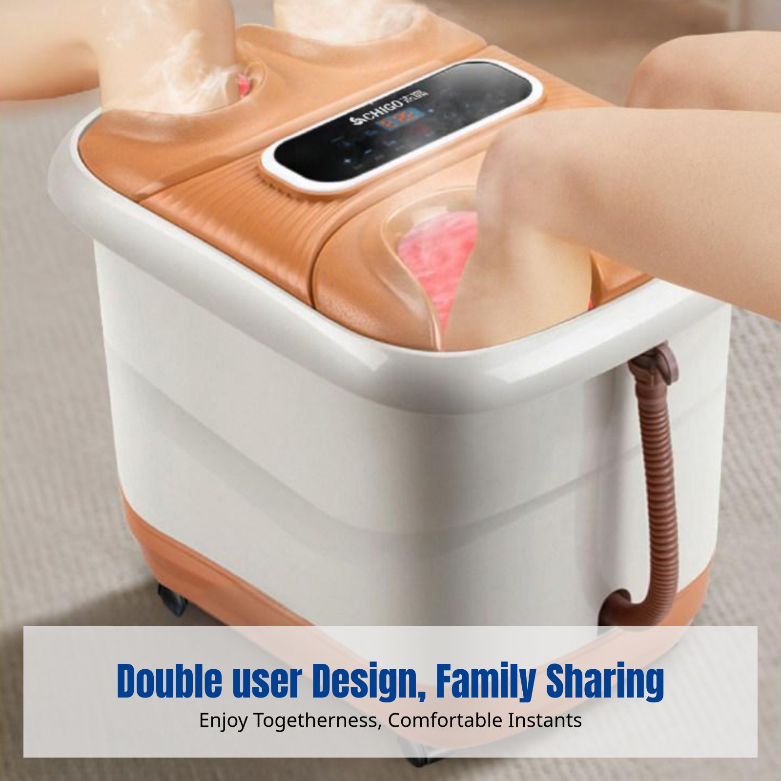 Foot Spa Bath for Two Users, E - Wellness Spa And Massage avaliação e preço