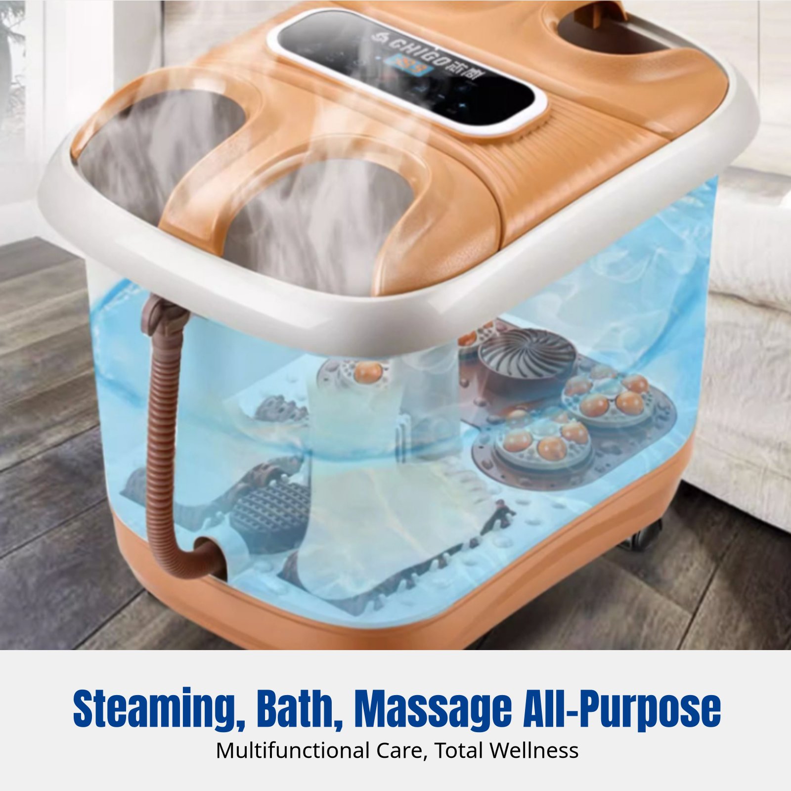 Foot Spa Bath for Two Users, E - Wellness Spa And Massage avaliação e preço