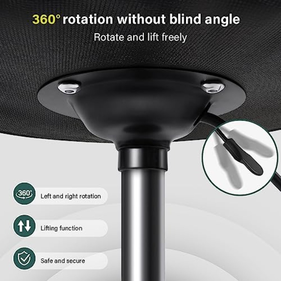 Square Swivel Stool with Wheel - Spa & Wellness Hotel Diament Ustroń Zdjęcia avaliação e preço