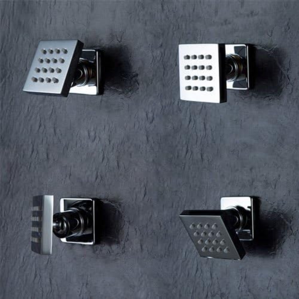 4 Pcs Square Solid Brass Showe - Spa & Wellness Hotel Diament Ustroń Zdjęcia avaliação e preço