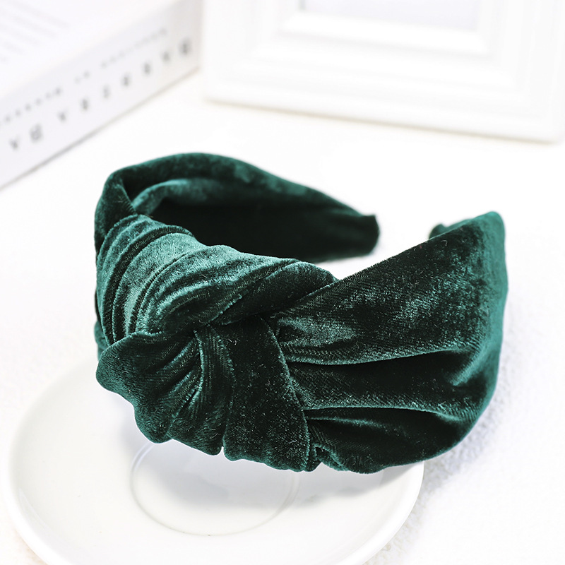 Knotted Velvet Bezel Women Hea - Hair Spa Wellness avaliação e preço