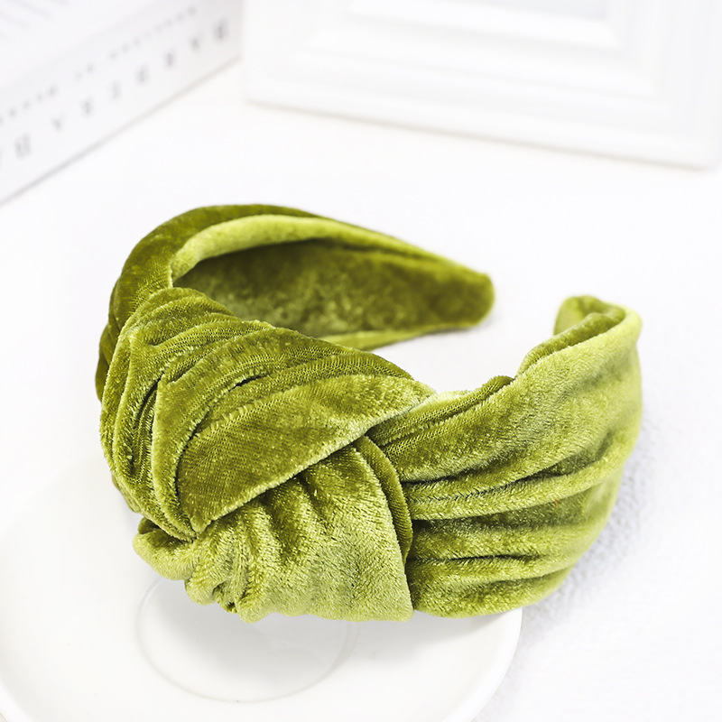 Knotted Velvet Bezel Women Hea - Hair Spa Wellness avaliação e preço