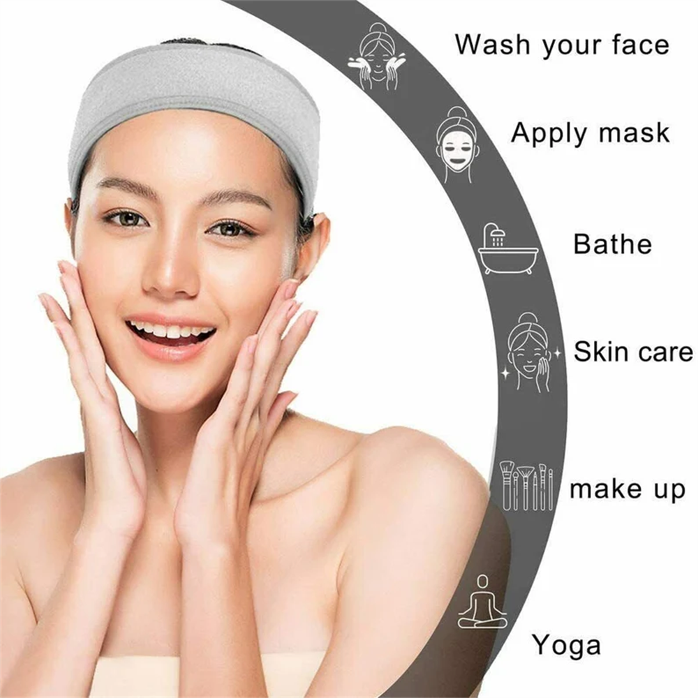 Spa Facial Headband Make Up Sh - Hair Spa Wellness avaliação e preço