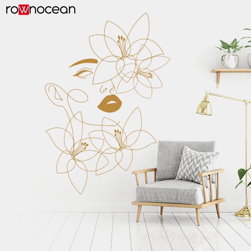 One Line Wall Decals Beauty Wa - Spa Wellness Salon avaliação e preço