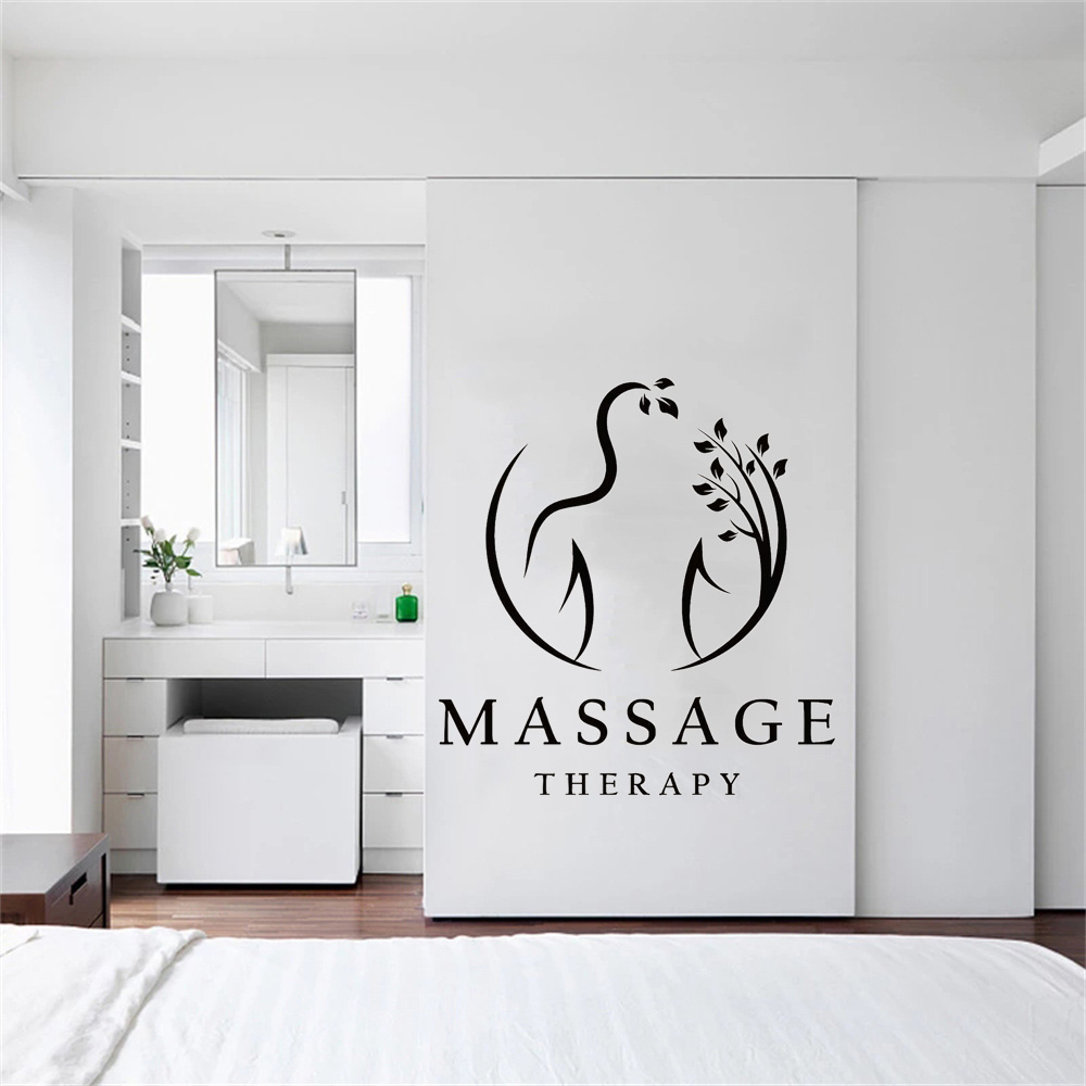 Massage Therapy Vinyl Wall Dec - Wellness Spa And Massage avaliação e preço