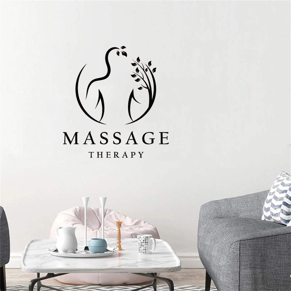Massage Therapy Vinyl Wall Dec - Wellness Spa And Massage avaliação e preço