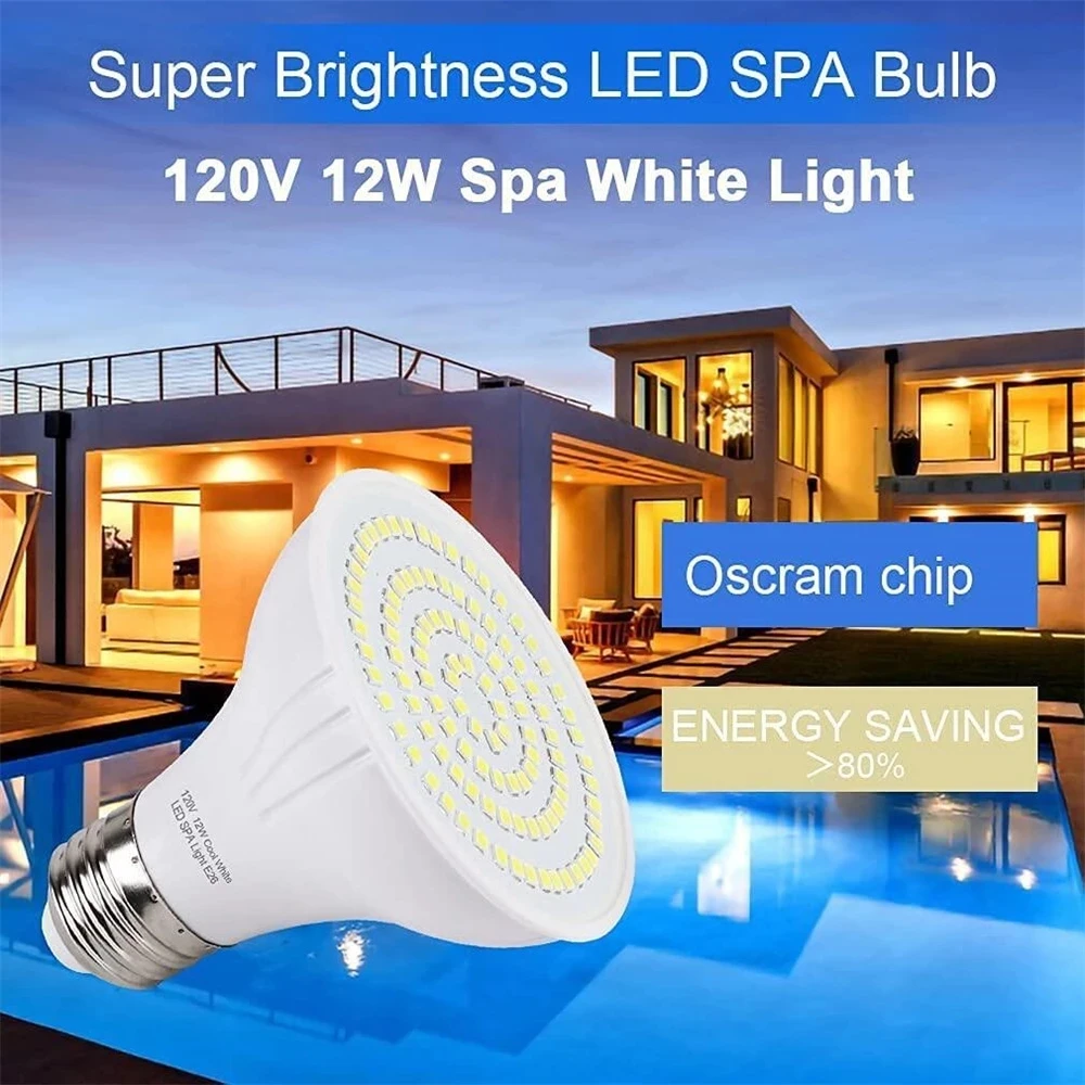 LED Swimming Pool Light E27 E2 - Xy Spa & Wellness Photos avaliação e preço