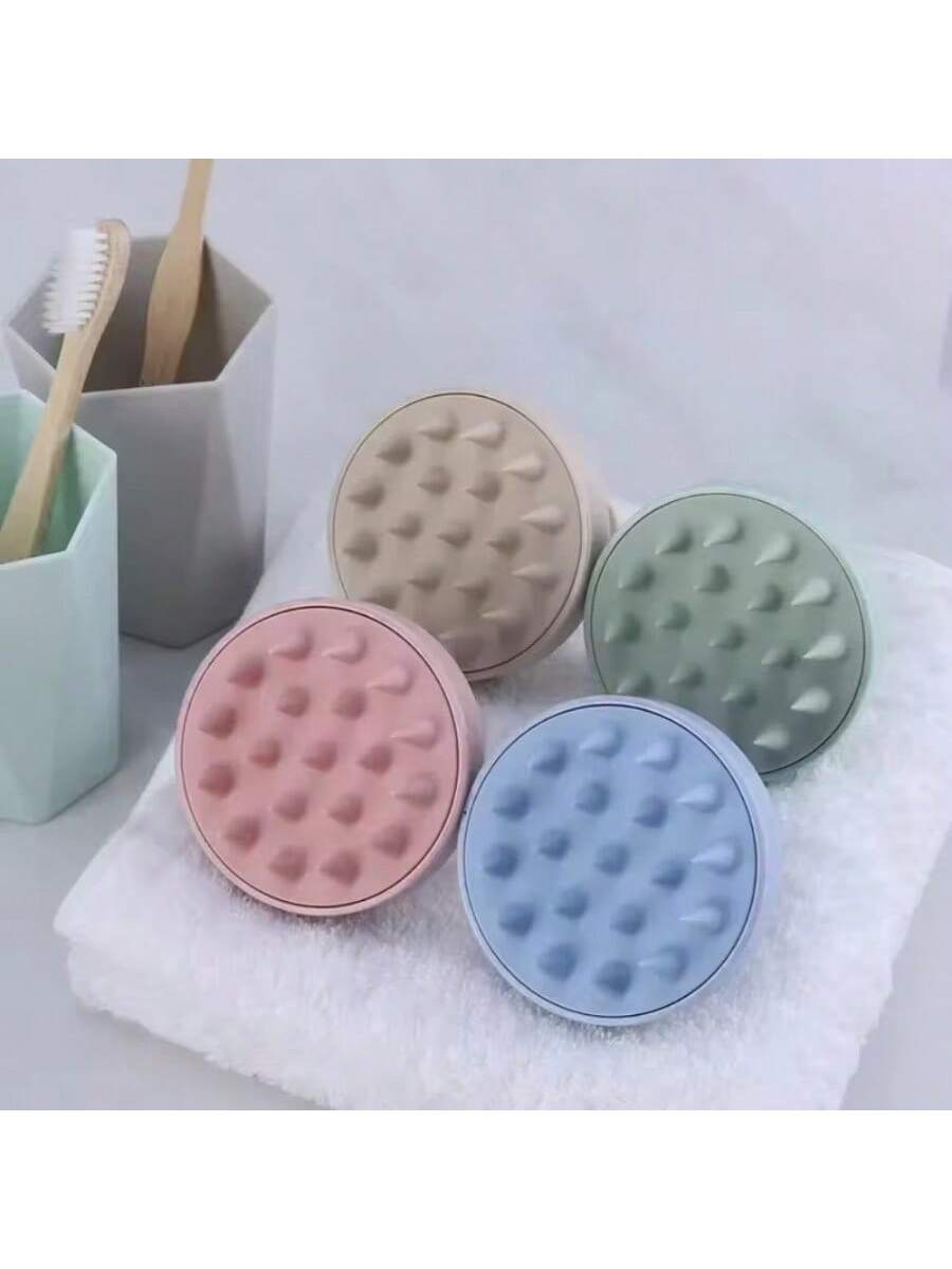 1PC Silicone Shampoo Brush Hea - Hair Spa Wellness avaliação e preço
