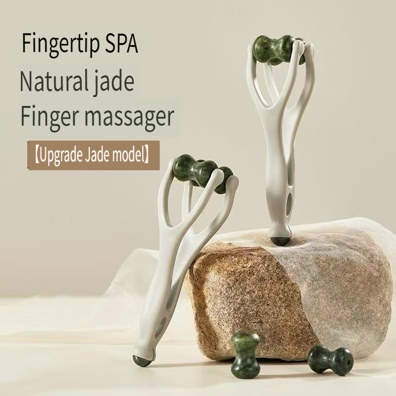 1pc Natural Jade Finger Massag - Wellness Spa And Massage avaliação e preço