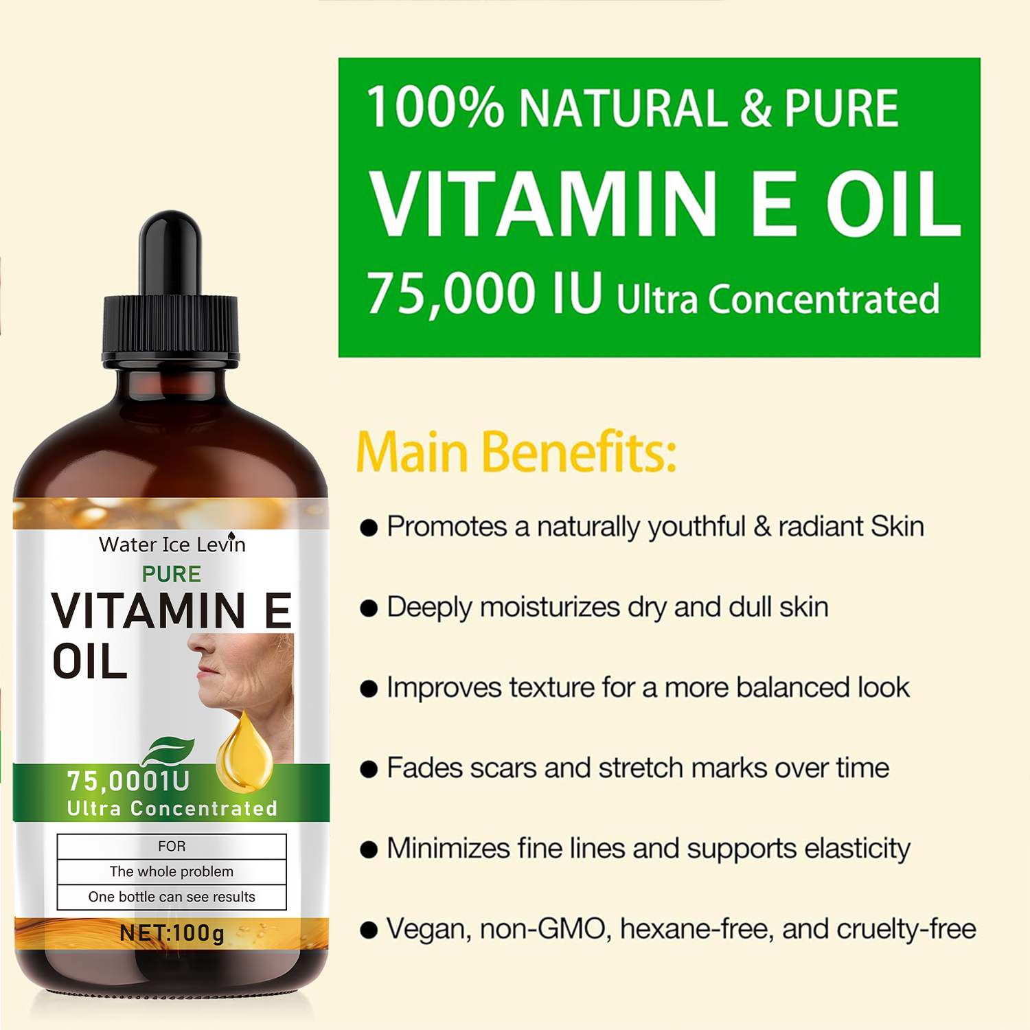 100ml Natural Vitamin E Essent - Hair Spa Wellness avaliação e preço